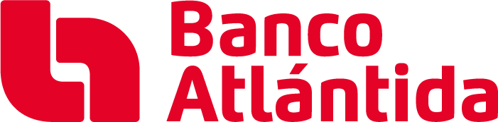 Logo Banco Atlántida horizontal a dos lineas